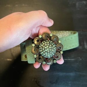 Flower Buckle Belt